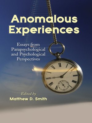 cover image of Anomalous Experiences